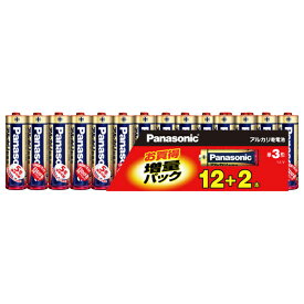 【同一商品2つ購入で使える2％OFFクーポン配布中】【送料無料】【P127】パナソニック株式会社アルカリ乾電池 LR6XJSP(12＋2本パック)＜限定増量パック＞【ドラッグピュア楽天市場店】【△】【CPT】