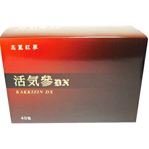 【10月25日までポイント5倍】【あす楽12時まで】剤盛堂薬品(ホノミ漢方)関連会社・株式会社トライハー高麗人参茶 活気参(かっきじん)DX 40包×1箱【健康食品】〜紅参使用〜【ドラッグピュア楽天市場店】【RCP】