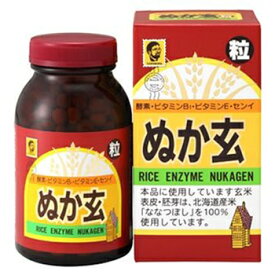 健康フーズ株式会社【送料無料】ぬか玄 粒（560粒入）＜国内産玄米表皮・胚芽使用＞