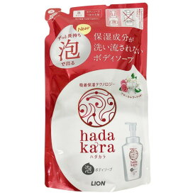 【本日楽天ポイント5倍相当】【送料無料】ライオン株式会社ハダカラボディソープ泡で出てくるタイプ　フローラルブーケの香り　つめかえ用　440ml【ドラッグピュア楽天市場店】【RCP】【△】【CPT】