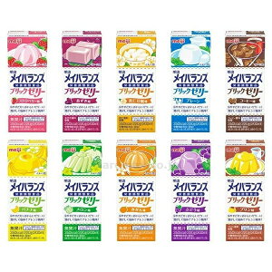 【本日楽天ポイント5倍相当】【送料無料】【お任せおまけ付き♪】株式会社明治メイバランスブリックゼリー バラエティボックス 220g×10種類×各3本=30本【ドラッグピュア楽天市場店】【R