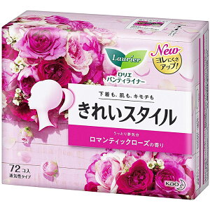【本日楽天ポイント5倍相当】【送料無料】花王株式会社ロリエ きれいスタイル ロマンティックローズの香り 72コ入(この商品は注文後のキャンセルができません)【ドラッグピュア楽天市場