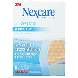 スリーエムジャパン株式会社ネクスケアしっかり防水救急ばんそうこうLサイズ【一般医療機器】 6枚【ドラッグピュア楽天市場店】【RCP】