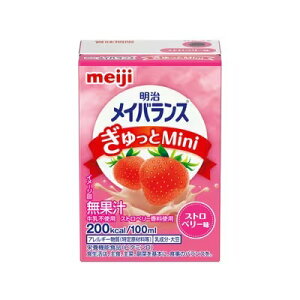 【送料無料】株式会社 明治メイバランスぎゅっとMini ストロベリー味 100ml×24本【ドラッグピュア楽天市場店】【RCP】