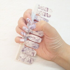 【メーカー直送品(代引き不可)※メール便発送】株式会社アダチ a-fre(エーフレ) Marble stone(White) マーブルストーン(ホワイト)9サイズ×2枚(合計指18本分)<大理石風><冬の海 氷山