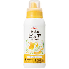 【RSN20240202】ピジョン株式会社　無添加ピュア　ベビー柔軟剤　600ml(0ヶ月から)＜石油系合成界面活性剤・蛍光剤・抗菌剤・漂白剤・ 防腐剤・着色料・リン・シリコン不使用＞【ドラッグピュア楽天市場店】【RCP】【北海道・沖縄は別途送料必要】