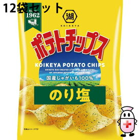 【本日楽天ポイント5倍相当!!】【送料無料】株式会社湖池屋　ポテトチップス のり塩　60g×12個セット＜のりしお／海苔塩＞【北海道・沖縄は別途送料必要】【△】