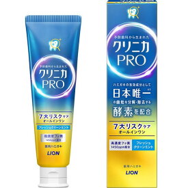 【3％OFFクーポン 8/4 20:00〜8/11 01:59迄】【送料無料】ライオン株式会社 クリニカ PRO オールインワン ハミガキ フレッシュクリーンミント【医薬部外品】 95g【ドラッグピュア楽天市場店】【RCP】【△】