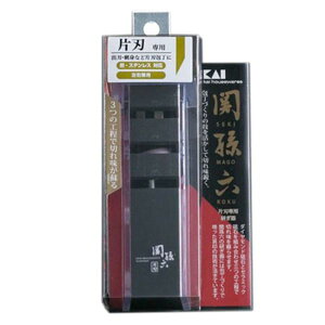 【本日楽天ポイント5倍相当】【送料無料】貝印株式会社関孫六 ダイヤモンド&セラミックシャープナー片刃用 1個<包丁 砥石替わりに 簡単研磨>【ドラッグピュア楽天市場店】【RCP】【