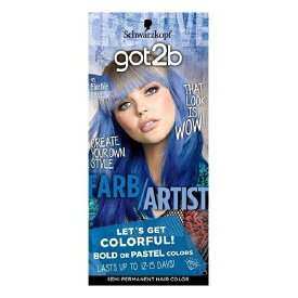 【本日楽天ポイント5倍相当】【送料無料】ヘンケルジャパン株式会社got2b（ゴットゥービー）　カラークリームエレクトリックブルー カラークリーム 47g×1／ヘアコンディショナー15g×2／手袋／使用説明書【ドラッグピュア楽天市場店】【RCP】【△】