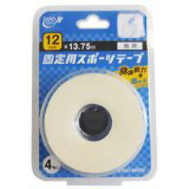 【本日楽天ポイント5倍相当】日進医療器ZERO TAPE　テーピングテープ　ZERO WHITE　固定用スポーツテープ　巾12mm×13.75M　4巻入り【北海道・沖縄は別途送料必要】