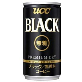 【本日楽天ポイント5倍相当】UCC上島珈琲株式会社BLACK無糖 缶 185g×60個セット