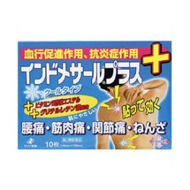 【プレゼント進呈中！ゼリア商品5000円以上お買い上げで】【送料無料】【第2類医薬品】【本日楽天ポイント5倍相当!!】ゼリア新薬工業株式会社インドメサールプラス(10枚入）【ドラッグピュア楽天市場店】【セルフメディケーション対象】【△】