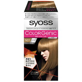 ヘンケルジャパン株式会社 カラージェニック ミルキーヘアカラー N01 ルーセントベージュ（チラッと白髪用）(1セット(50g+100mL+15g))【サイオス(syoss)】【医薬部外品】【北海道・沖縄は別途送料必要】