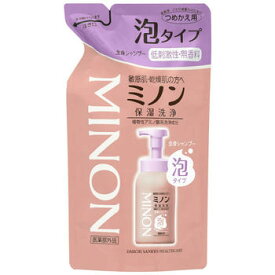 ミノン 全身シャンプー 泡タイプ 詰替え用 400ml【第一三共ヘルスケア】