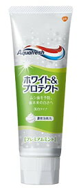アクアフレッシュ ホワイト＆プロテクト プレミアムミント 歯磨き粉(140g)【4987246641364】