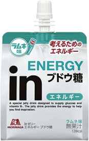 【6個セット】inゼリー エネルギーブドウ糖 180g X6個セット 森永製菓【4902888728808】