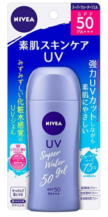 楽天市場】【メール便可】ニベアUV スーパーウォータージェル 80g【4901301276186】SPF50 ニベアSUN角層ケアウォータージェル50 ニベアサン : ドラッグWAKUWAKU 楽天市場】【メール便可】ニベアUV スーパーウォータージェル 80g【4901301276186】SPF50 ニベアSUN角層ケアウォータージェル50 ニベアサン : ドラッグWAKUWAKU