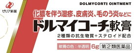 【送料無料5個パック】【第(2)類医薬品】ドルマイコーチ軟膏 6g 【4987103046943】