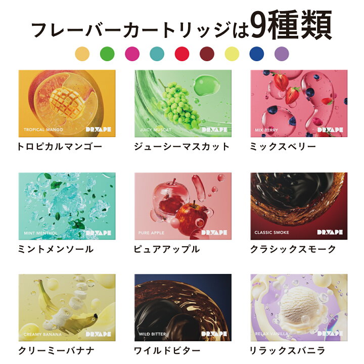 楽天市場】DR.VAPE ドクターベイプ ベーシックフレーバー for Model 3  