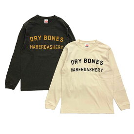 プリント ロングスリーブTシャツ・HABERDASHERY / DRY BONES【ドライボーンズ】