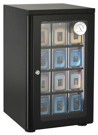 ラ・ビーズ特別企画アウトレット東洋リビング防湿庫　オートクリーンドライカード保管庫　LD-60CASH(B)