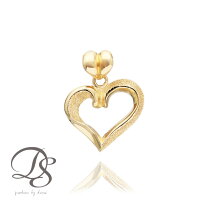 楽天市場】k18 ぷっくりハートペンダント トップの通販 