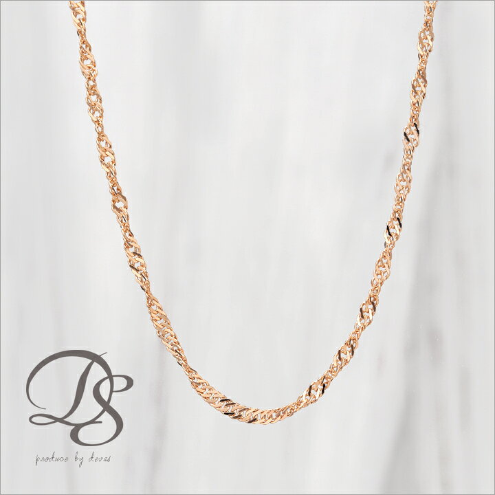 楽天市場】18金 ネックレス k18 ピンクゴールド レディース シンプル  