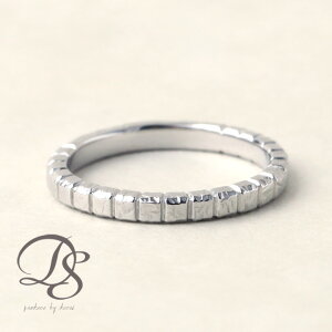 プラチナ リング レディース メンズ シンプル ブロック 四角 M ダメージ 刻印 名入れ 誕生石 k18 pt950 プラチナ950 つけっぱなし 普段 使い おしゃれ ペア ペアリング お揃い 指輪 地金 重ね付け