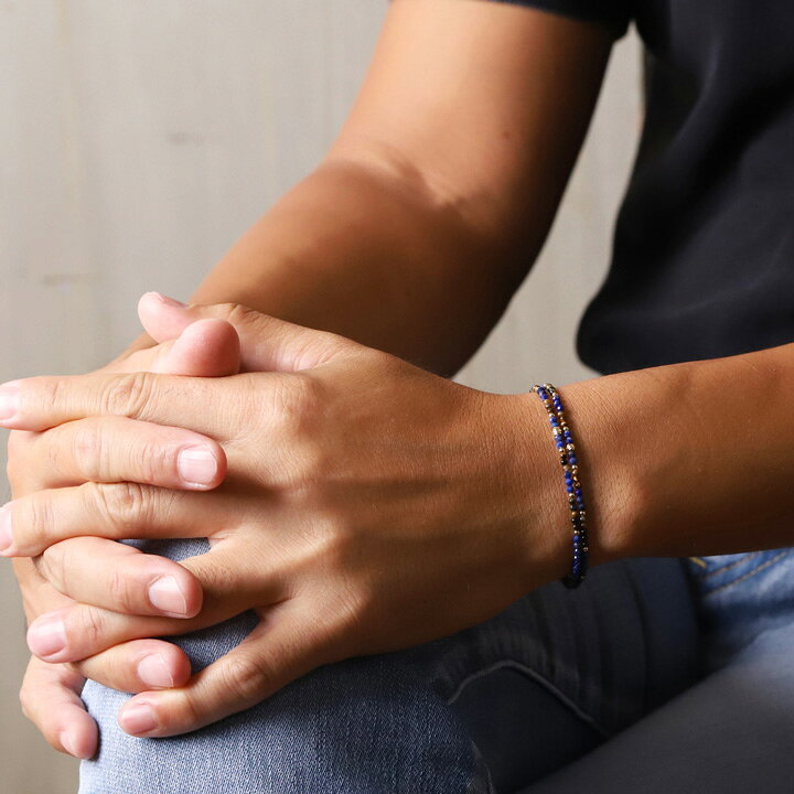 楽天市場】18金 ブレスレット k18 レディース メンズ シンプル 2連  