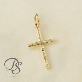 18金 ペンダントトップ k18 レディース メンズ シンプル クロスペンダント S ダメージ風 ネックレス トップ クロスネックレス k18 18 金 k18ペンダント 18k ペンダントヘッド ペンダントトップのみ 18金ペンダントトップ