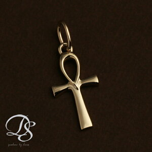 18金 ペンダントトップ k18 レディース メンズ シンプル クロスペンダント クロス エジプト アンク 小さめ 普段 使い ネックレス トップ k18 18 金 k18ペンダントトップ 18k ペンダントヘッド トッ