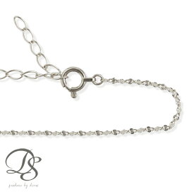 プラチナ ブレスレット レディース シンプル ブルームチェーン 1.2mm幅 デザインチェーン PT850 850 チェーン のみ だけ ブレスレットチェーン 華奢 細身 細め プラチナ850 14cm + 3cm 16cm + 4cm プラチナブレスレット