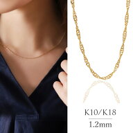 【2人に1人最大P100%バック＆MAX10000円クーポン】 18金 ネックレス k18 k10 チェーン レディース メンズ…