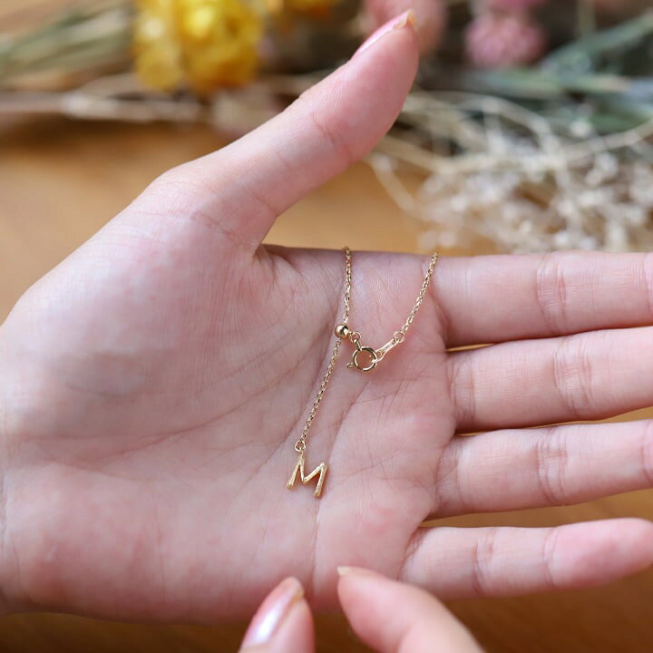 楽天市場】18金 ブレスレット k18 レディース シンプル イニシャル  