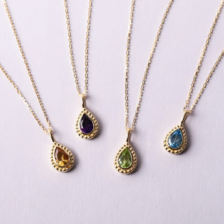 楽天市場】18金 ペンダントトップ k18 レディース シンプル しずく型  