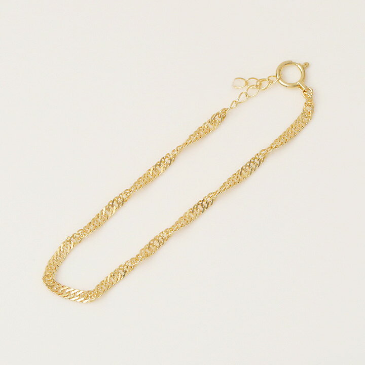 楽天市場】18金 ブレスレット k18 レディース シンプル スクリュー 2.4  