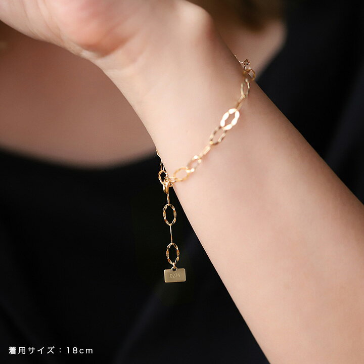 楽天市場】18金 ブレスレット k18 チャーム オプション【単品購入不可 