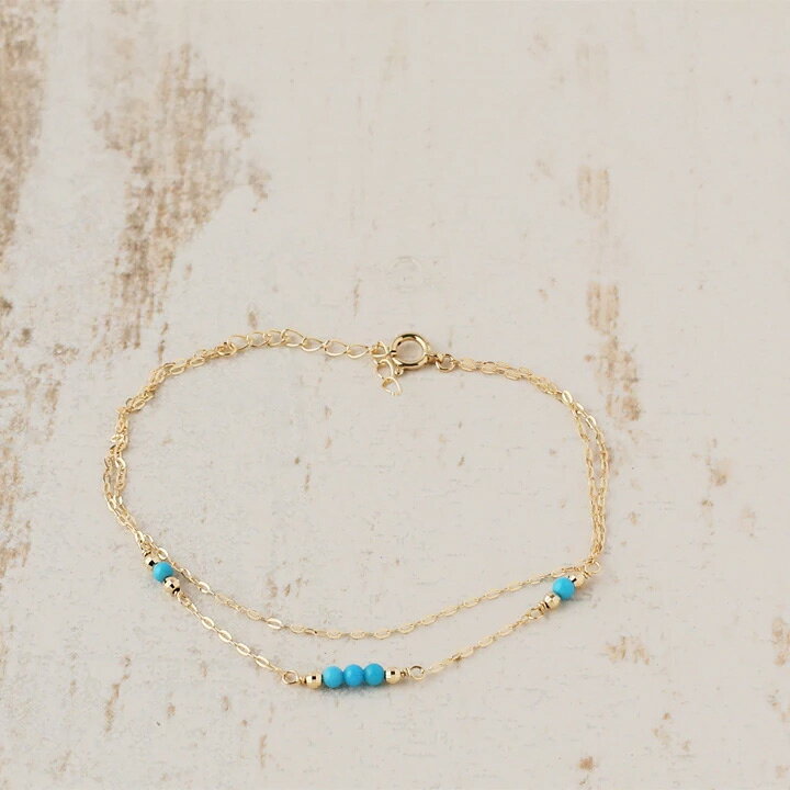 楽天市場】18金 ブレスレット k18 レディース シンプル 天然石  