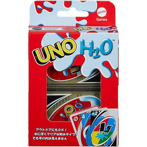 ウノ(UNO) H2O カードゲーム HMM00 マテルインターナショナル 7才から【水中でも遊べる！透明プラスチックの新しいウノ】