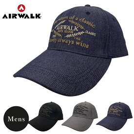 AIRWALK エアウォーク キャップ 帽子 270AC31 キャップ スポーツ テニス 通気性 キャンプ アウトドア ストリート ファッション カジュアル ジョギング アウトドア