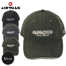 AIRWALK エアウォーク キャップ 帽子 270AC35 キャップ スポーツ テニス 通気性 キャンプ アウトドア ストリート ファッション カジュアル ジョギング アウトドア 秋冬 ツィード