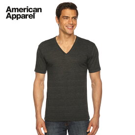 American Apparel アメリカンアパレル 半袖 Vネック Tシャツ 綿100% 男女兼用 Tシャツ ファッション アメリカンアパレル アメアパ AMERICAN APPAREL TR461W