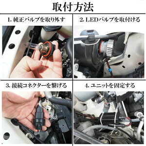H8H11H16LEDフォグランプ驚異の発光力イエロー3000K車検対応12,000LM左右セット1年保証
