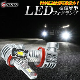 【レビューでLEDプレゼント】E52 エルグランド 前期 中期 後期 LED フォグランプ 車検対応 ファンレスモデル ホワイト 6500K 明るいLEDフォグランプ 5000LM 左右セット