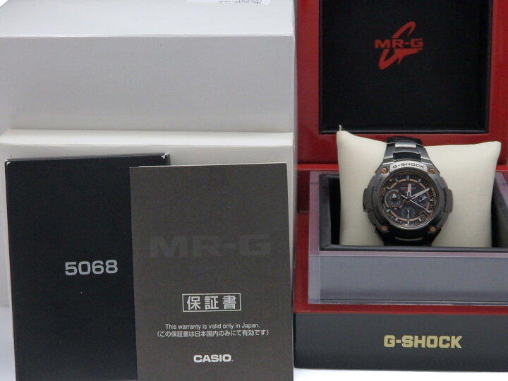 楽天市場】カシオ G-SHOCK MR-G MRG-8100G-1AJR バーゼルワールド 世界  