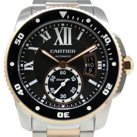 Cartier　カルティエ　カリブル　ドゥ　カルティエ　ダイバー　W7100054　メンズ　オートマ　黒文字盤　 【中古】【DS KATOU】