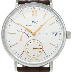 IWC　ポートフィノ　Portofino　ハンドワインド　8デイズ　パワーリザーブ　IW510103　メンズ　手巻　シルバー文字盤　 【中古】【DS KATOU】