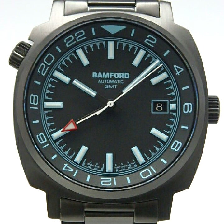 楽天市場】BAMFORD LONDON バンフォード GMT メンズ オートマ 黒文字盤 