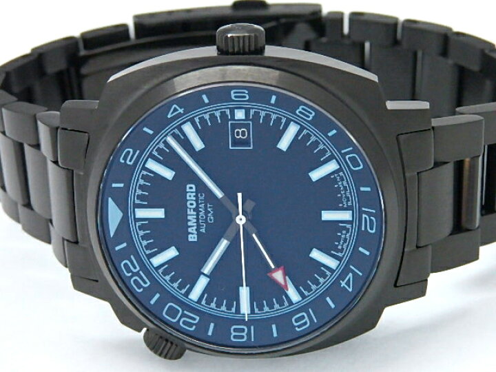 楽天市場】BAMFORD LONDON バンフォード GMT メンズ オートマ 黒文字盤 